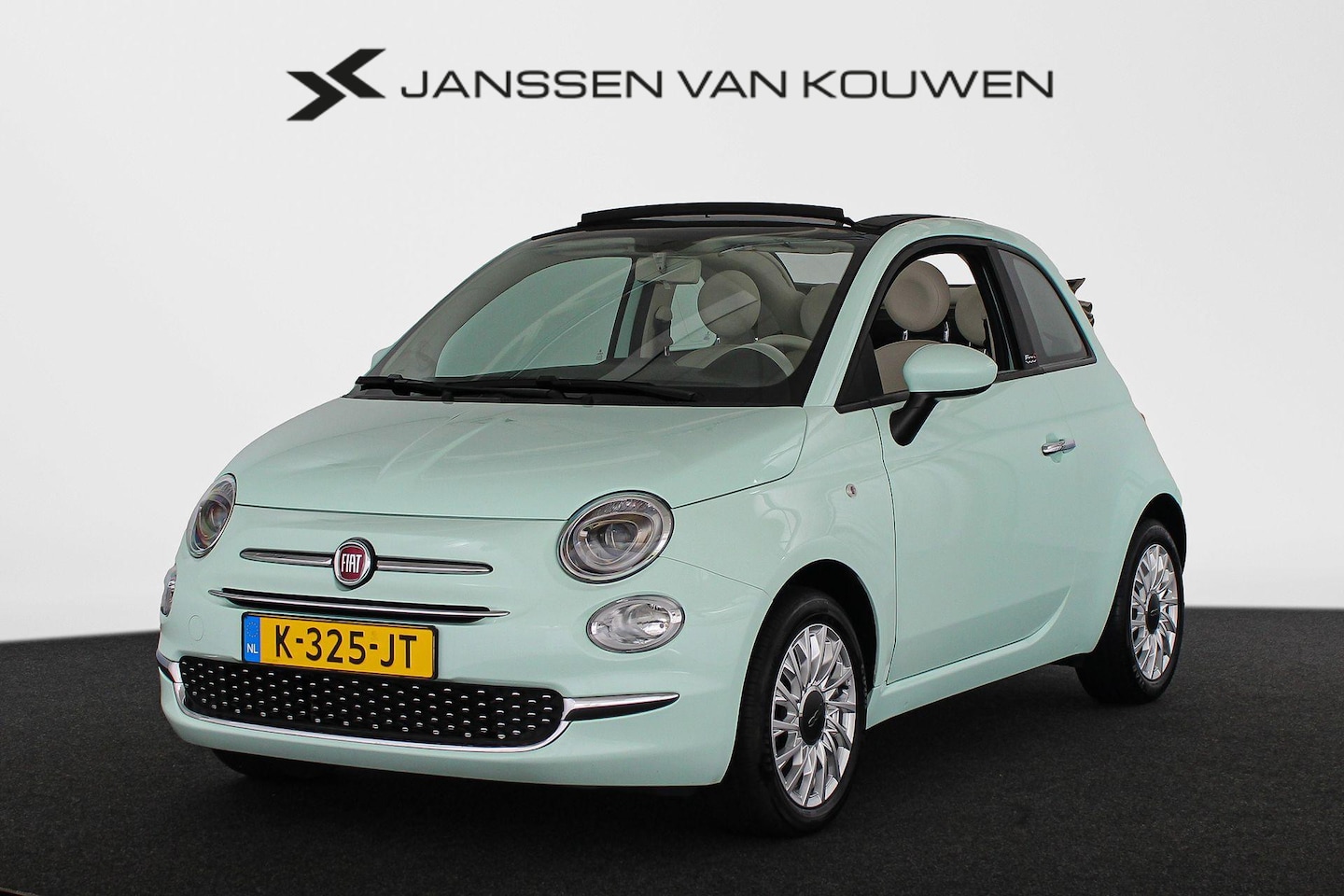 Fiat 500 C - 1.0 Hybrid Lounge Cabrio Airco Cruise Control Navi - AutoWereld.nl