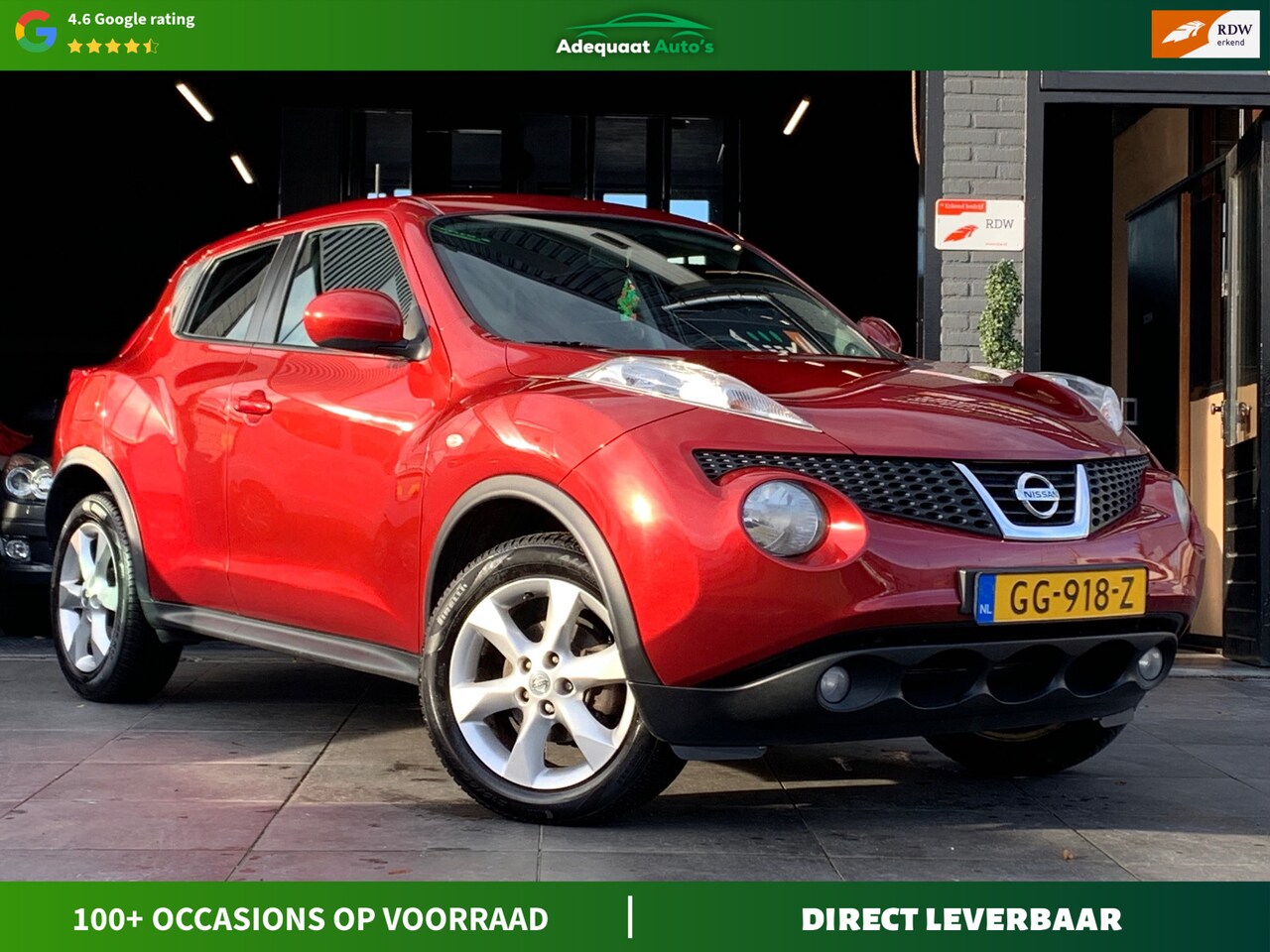 Nissan Juke - 1.6 Acenta Eco|Cruise|Climate|El.Ramen|APK|AUX - AutoWereld.nl