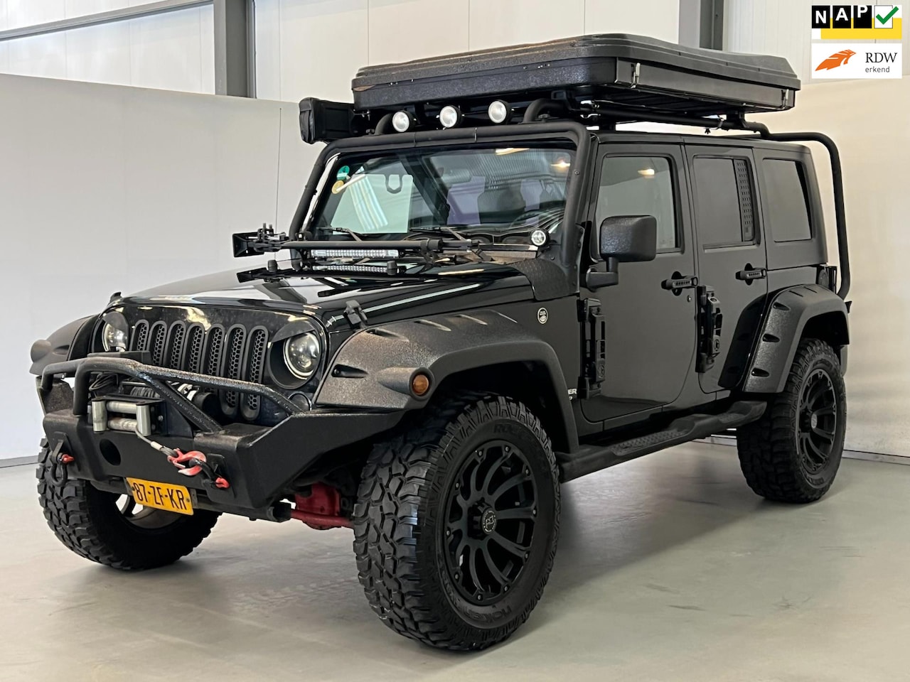 Jeep Wrangler Unlimited - 2.8 CRD / Camper / Lier / Tent / NL-auto - AutoWereld.nl