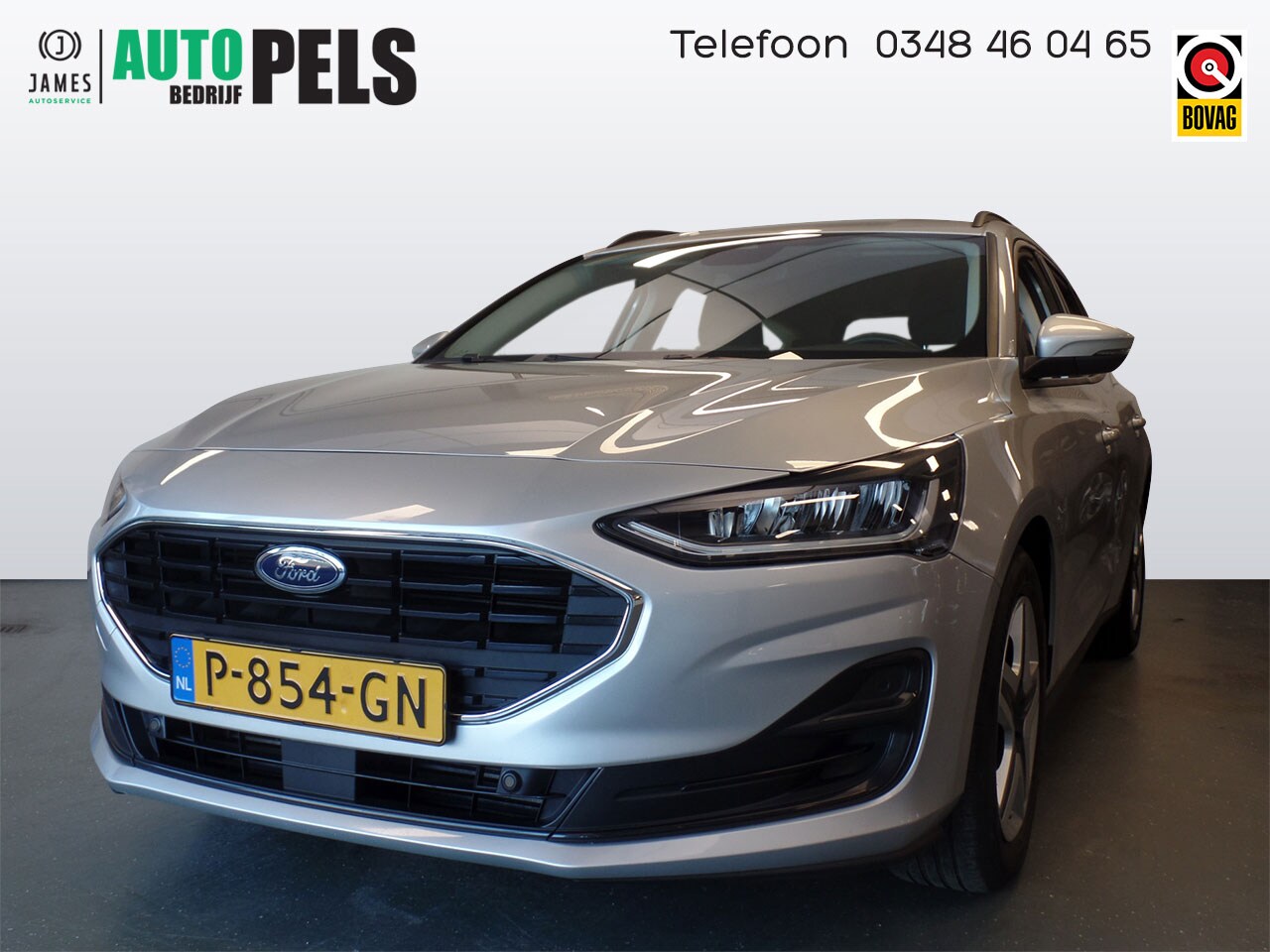 Ford Focus Wagon - 1.0 EcoBoost Hybrid Connected 1.0 EcoBoost Hybrid Connected, Nieuw model!!, Navigatie, Airco, Cruise controle, Elek rame - AutoWereld.nl