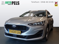 Ford Focus Wagon - 1.0 EcoBoost Hybrid Connected, Nieuw model, Navigatie, Airco, Cruise controle, Elek ramen