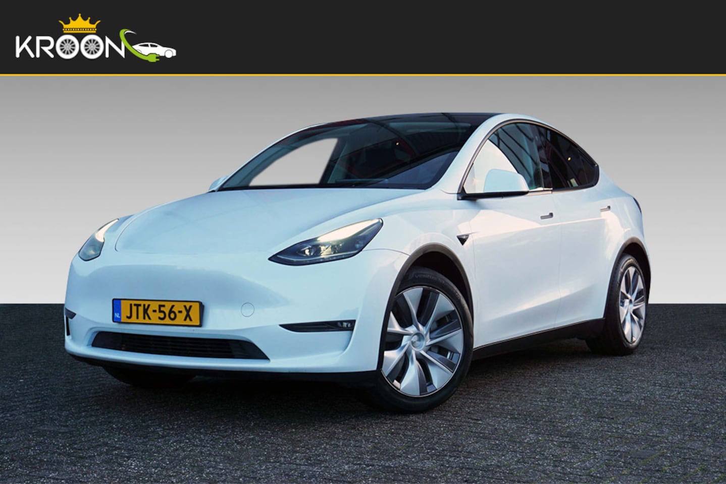 Tesla Model Y - Long Range AWD 75kWh SOH 93% Trekhaak - AutoWereld.nl