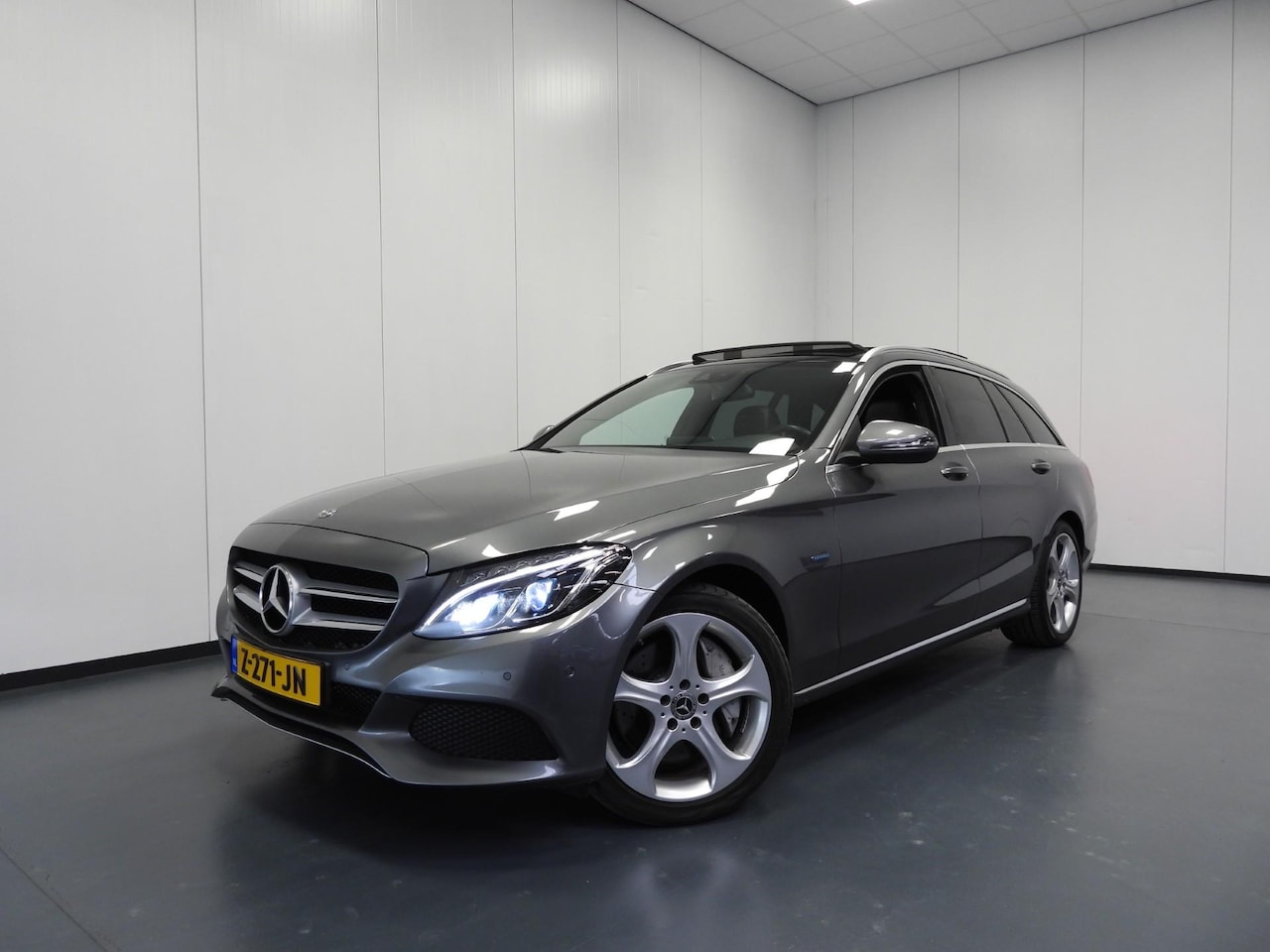 Mercedes-Benz C-klasse Estate - C350e Sport Edition LEER/SCHUIFDAK/LED/18"LMV! - AutoWereld.nl