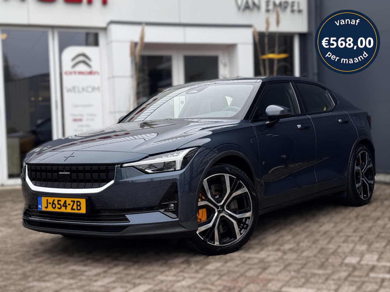 Polestar 2 - Long Range Dual Motor Performance Pack Launch Edition 78kWh | 98% SOH | Pano | Trekhaak | - AutoWereld.nl