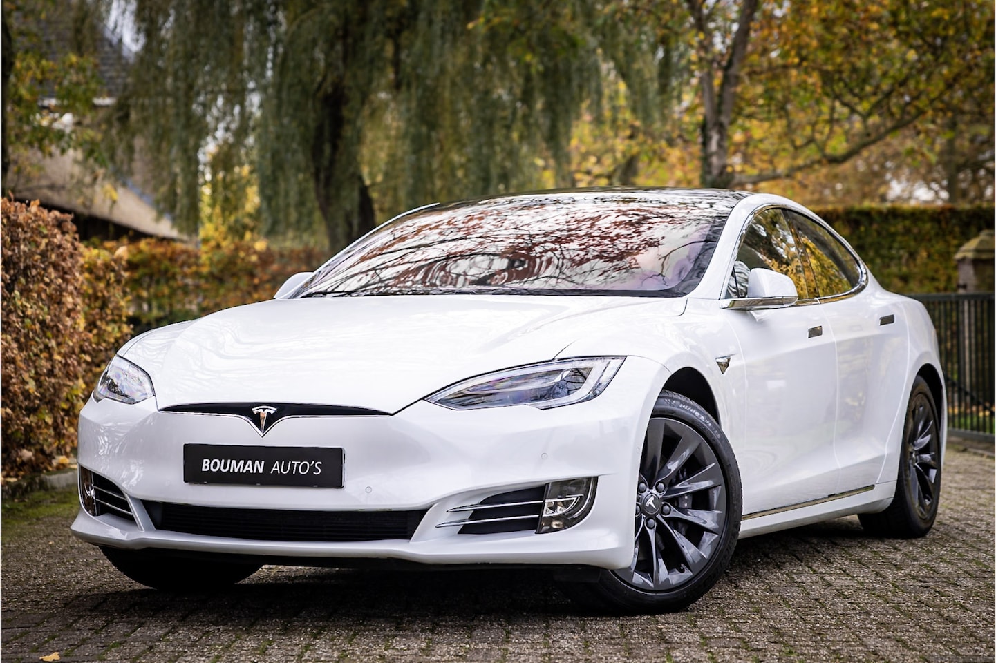 Tesla Model S - 75D Nieuwstaat Enhanced Autopilot Luchtvering Panorama - AutoWereld.nl