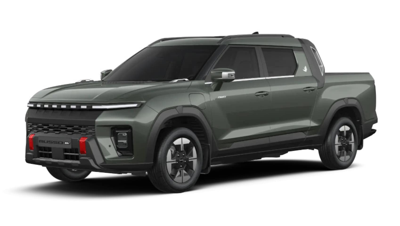 KGM Musso EV - Bronze 80.6 kWh 4WD Automaat, Keyless Entry/Start, Airco, Navigatie, 4x4, 1800kg trekgewic - AutoWereld.nl