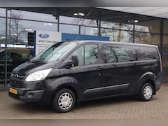 Ford Transit Custom - 290 2.2TDCI L2 DUBBEL CABINE 6-PERSOONS STOELVERWARMING AIRCO NAVI CAMERA TREKHAAK PARK-SE