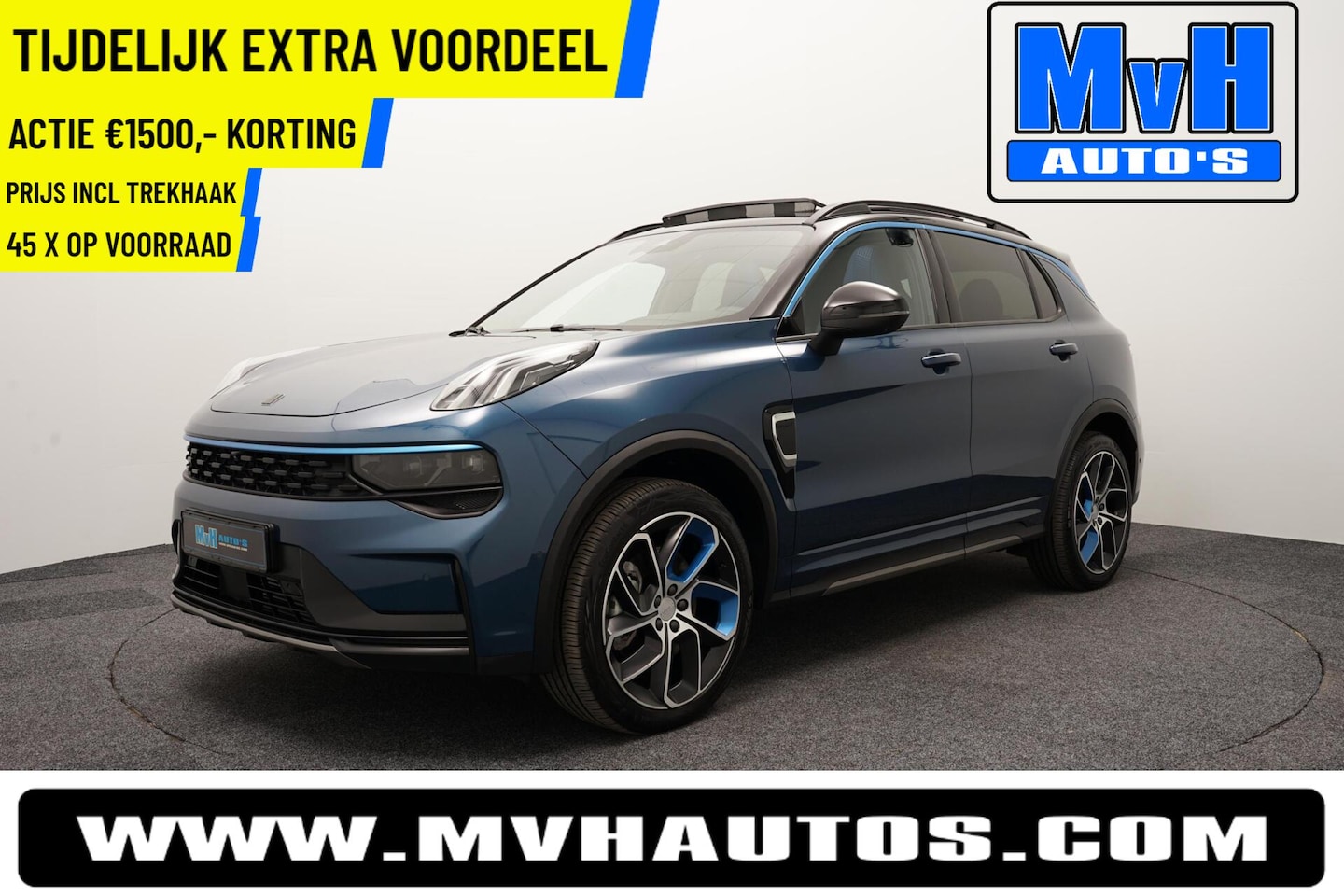 Lynk & Co 01 - 1.5 Plug-in Hybride|ZWARTE.HEMEL|TREKHAAK|NAP - AutoWereld.nl