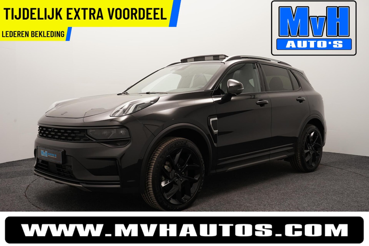 Lynk & Co 01 - 1.5 Hybride|LEER|FULL BLACK XL|360°CAM|NAP - AutoWereld.nl
