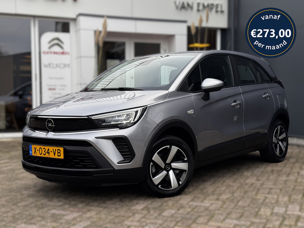Opel Crossland - 1.2 Turbo Business Edition | 130 PK | Camera | Navigatie | Stoelverwarming | Parkeersensor - AutoWereld.nl