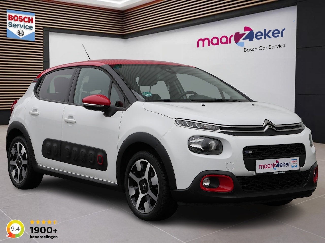 Citroën C3 - 1.2 PureTech Shine ✅Navi✅Camera✅Lane Ass.✅DAB✅ESP✅Two-Tone✅ - AutoWereld.nl