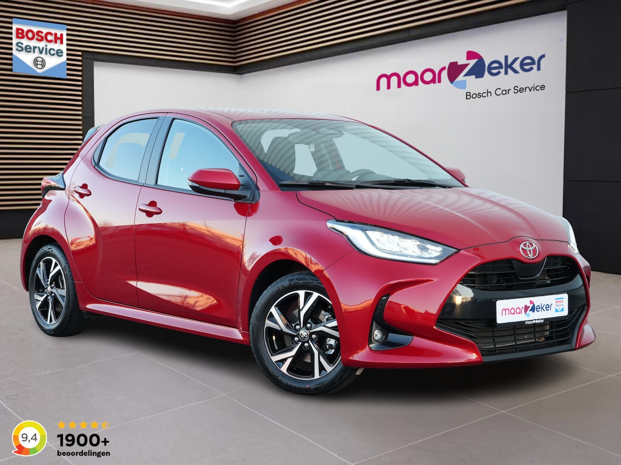 Toyota Yaris - 1.5 Hybrid 115 Business Plus ✅Adapt. Cruise✅Apple✅Camera✅Clima✅Stoelverwarm.✅ - AutoWereld.nl