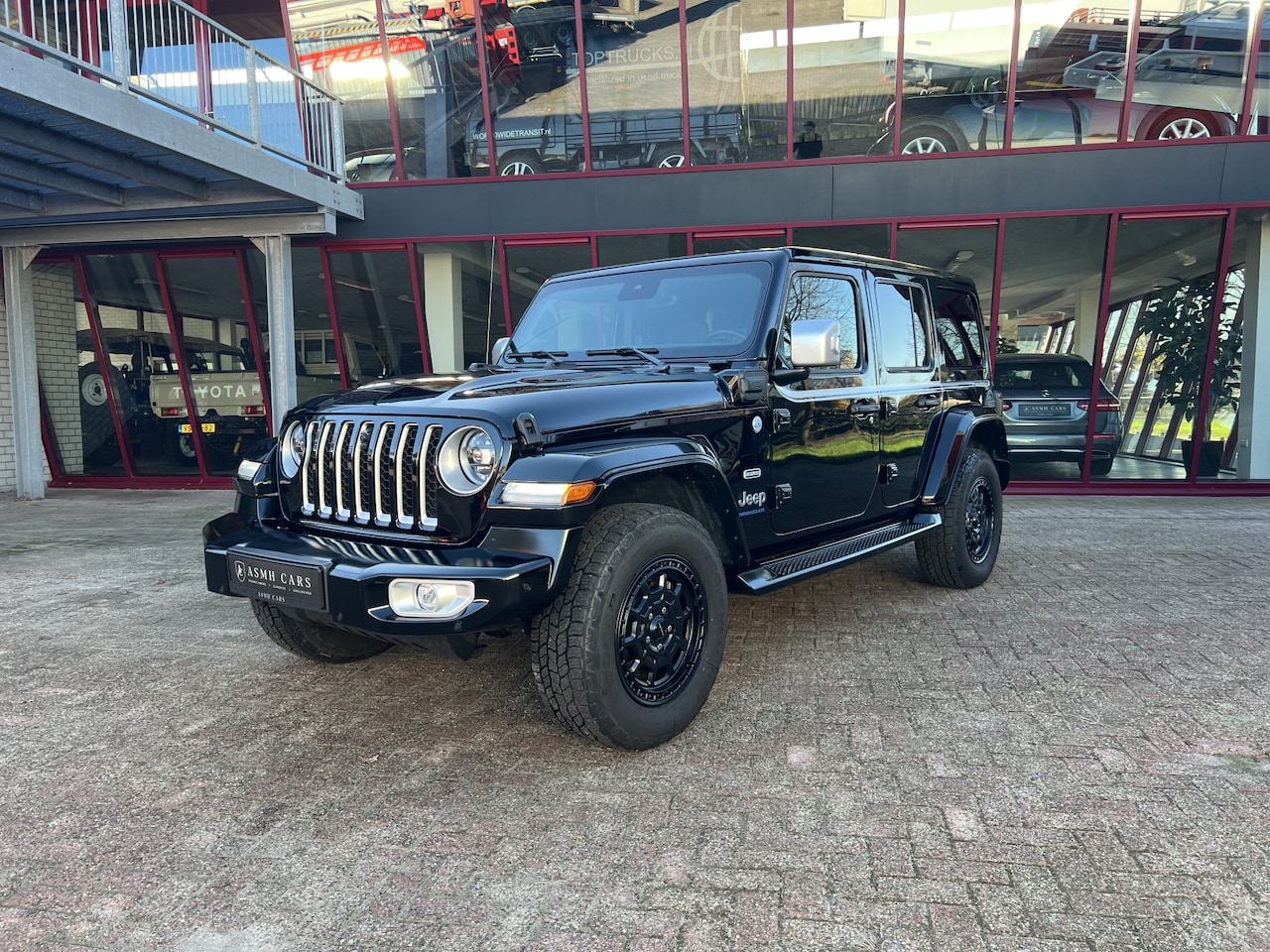 Jeep Wrangler Unlimited - 4xe 380 Sahara | Irmscher | Cross | Camera voor | - AutoWereld.nl