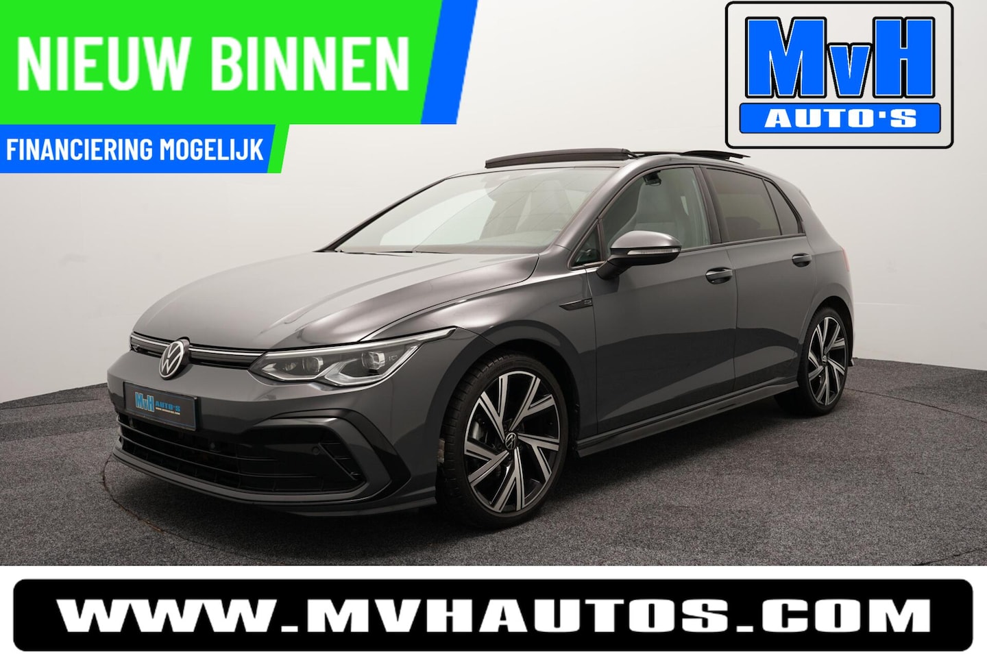 Volkswagen Golf - 1.5 eTSI R-Line|PANO|IQ-LIGHT|SPORTSTOEL|LUXE! - AutoWereld.nl