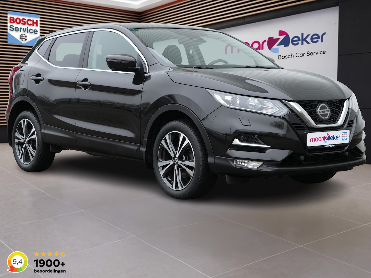Nissan Qashqai - 1.3 DIG-T N-Connecta ✅Stoelverw.✅Clima✅Navi✅Camera✅Parkeersens.✅ - AutoWereld.nl
