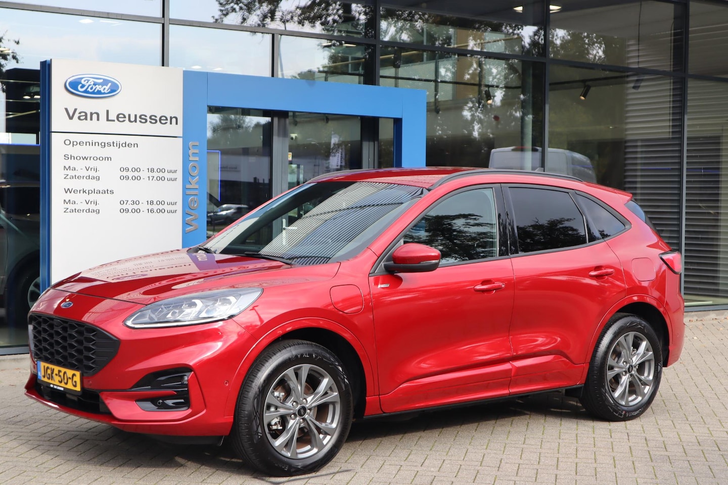 Ford Kuga - 2.5 PHEV ST-LINE-X 4JR-GARANTIE B&O 2XCAMERA BLIND-SPOT EL-STOELEN EL-ACHTERKLEP P-SENSORE - AutoWereld.nl