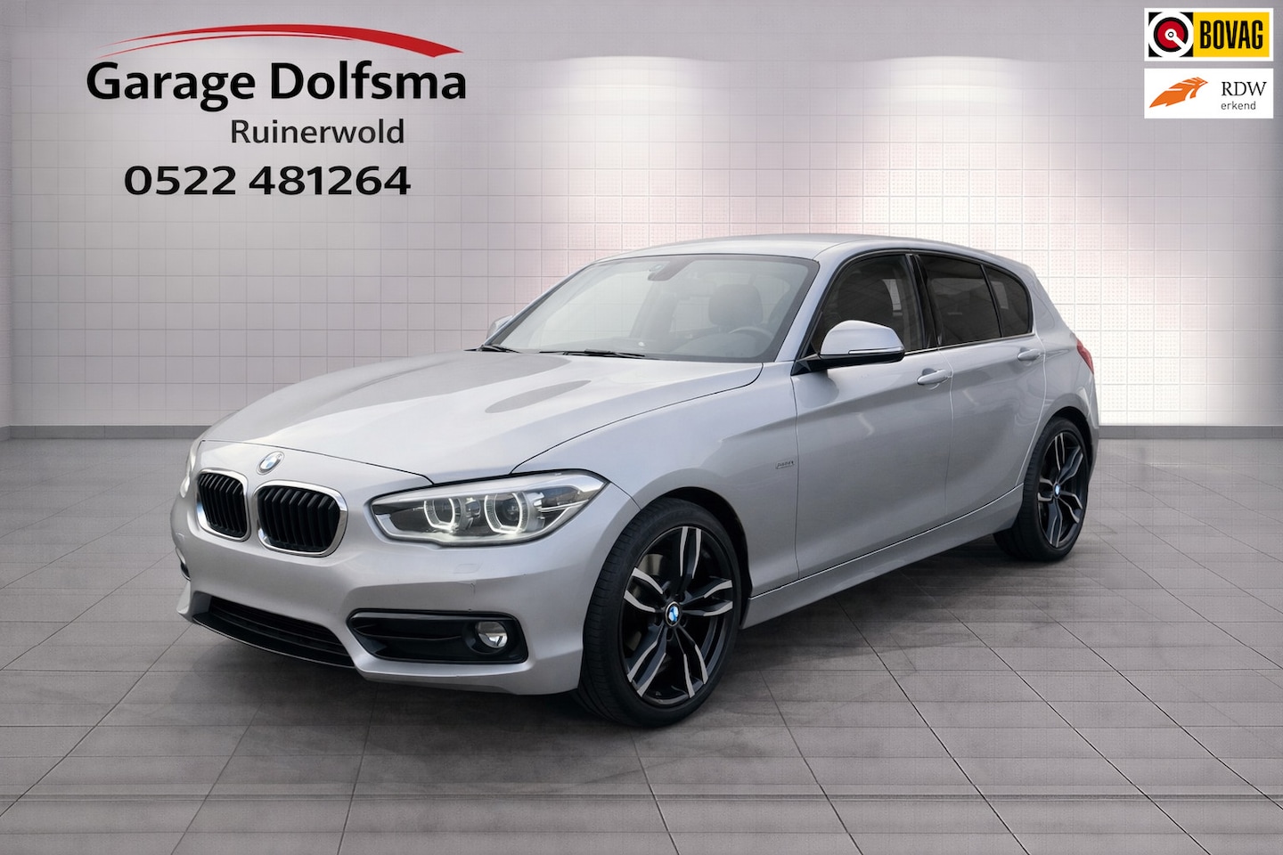 BMW 1-serie - 116d SPORTLINE High Executive-LEER-NAVI-LED-STOELVERW- - AutoWereld.nl