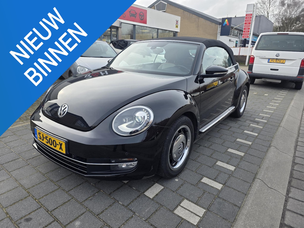 Volkswagen Beetle Cabriolet - 1.2 TSI Design airco, cruise control, automaat, elektrische kap, - AutoWereld.nl