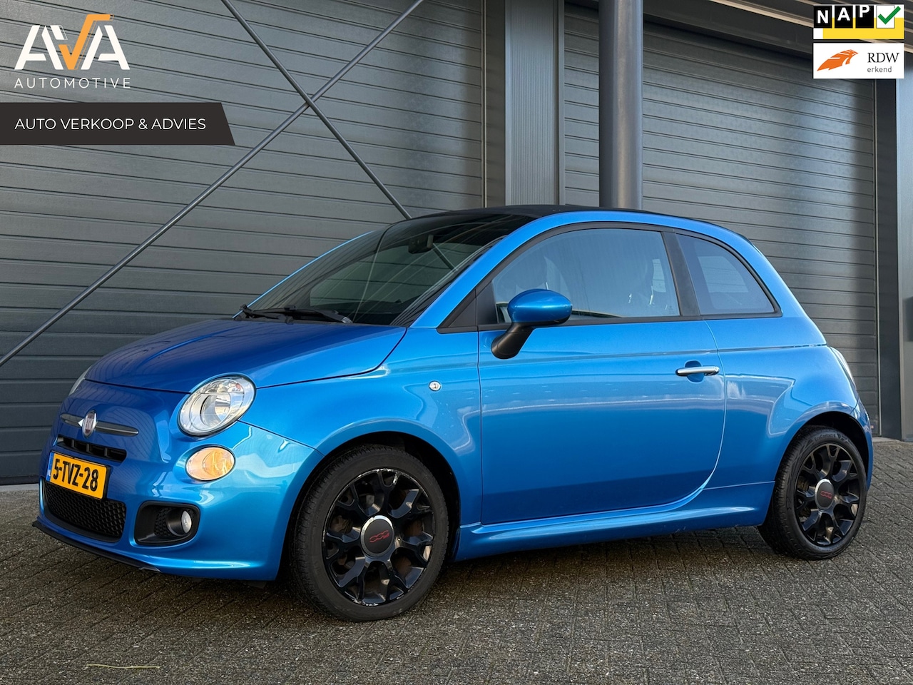 Fiat 500 C - 0.9 TwinAir Turbo 500S 0.9 TwinAir Turbo 500S, Airco, NAP, Volledig onderhouden - AutoWereld.nl