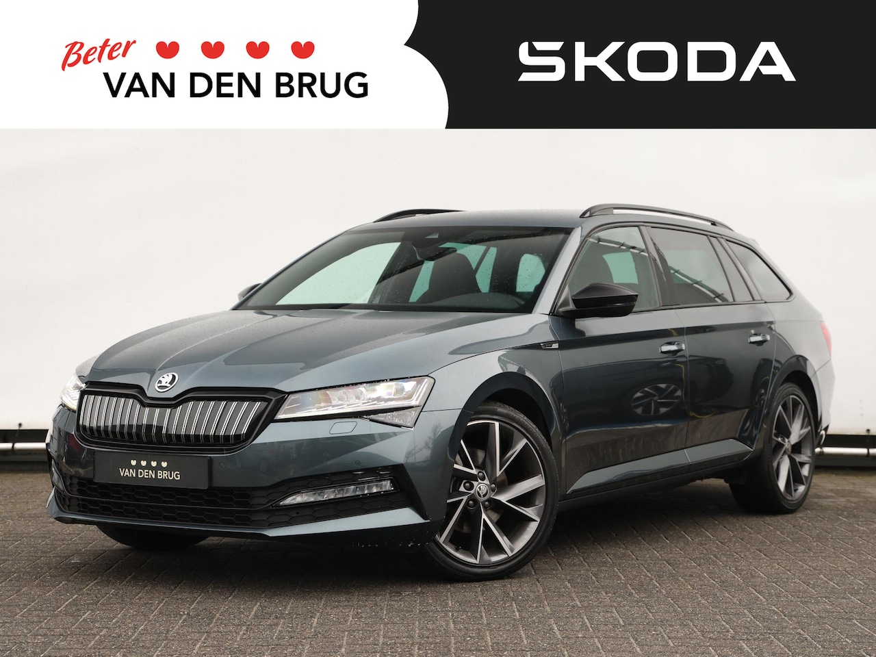 Skoda Superb - 1.4 TSI Ehybrid iV Sportline Business 218pk DSG | Full LED Matrix | Alcantara | Stoelverwa - AutoWereld.nl