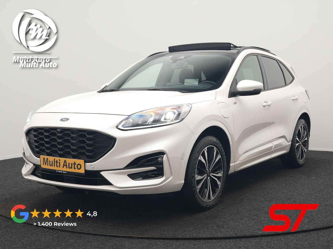 Ford Kuga - 2.5 ST-Line X Plug In Hybrid 225pk Dealer O.H. PHEV | Panodak | Trekhaak Af Fabriek | Adap - AutoWereld.nl