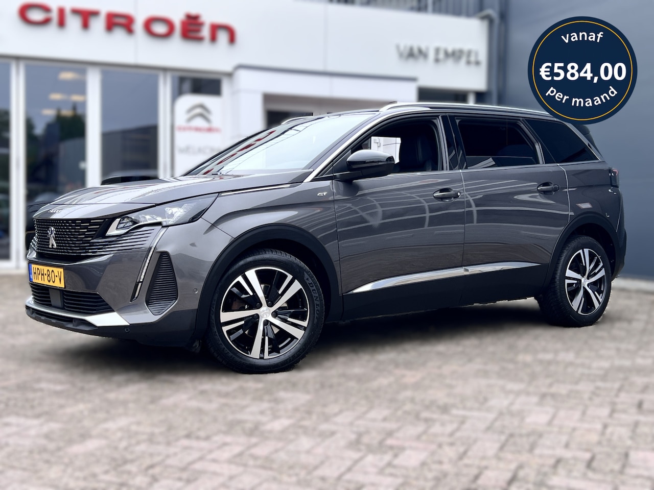 Peugeot 5008 - PT180 pk GT Automaat 7P. | Trekhaak | Camera | Elek. Achterklep | Adaptive Cruise - AutoWereld.nl