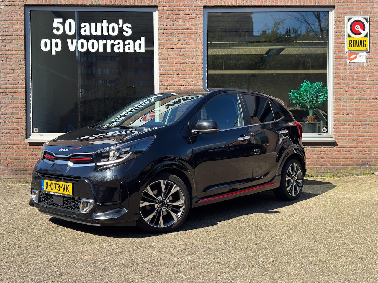 Kia Picanto - 1.0 T-GDi GT-LINE | AIRCO | NAVI | VELGEN | LEER | VOLLE AUTO - AutoWereld.nl