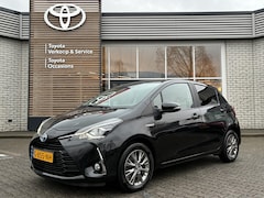Toyota Yaris - 1.5 HYBRID DYNAMIC NAVI KEYLESS 15'' LM-VELGEN CLIMA CRUISE CAMERA BLUETOOTH NL-AUTO 1E-EI