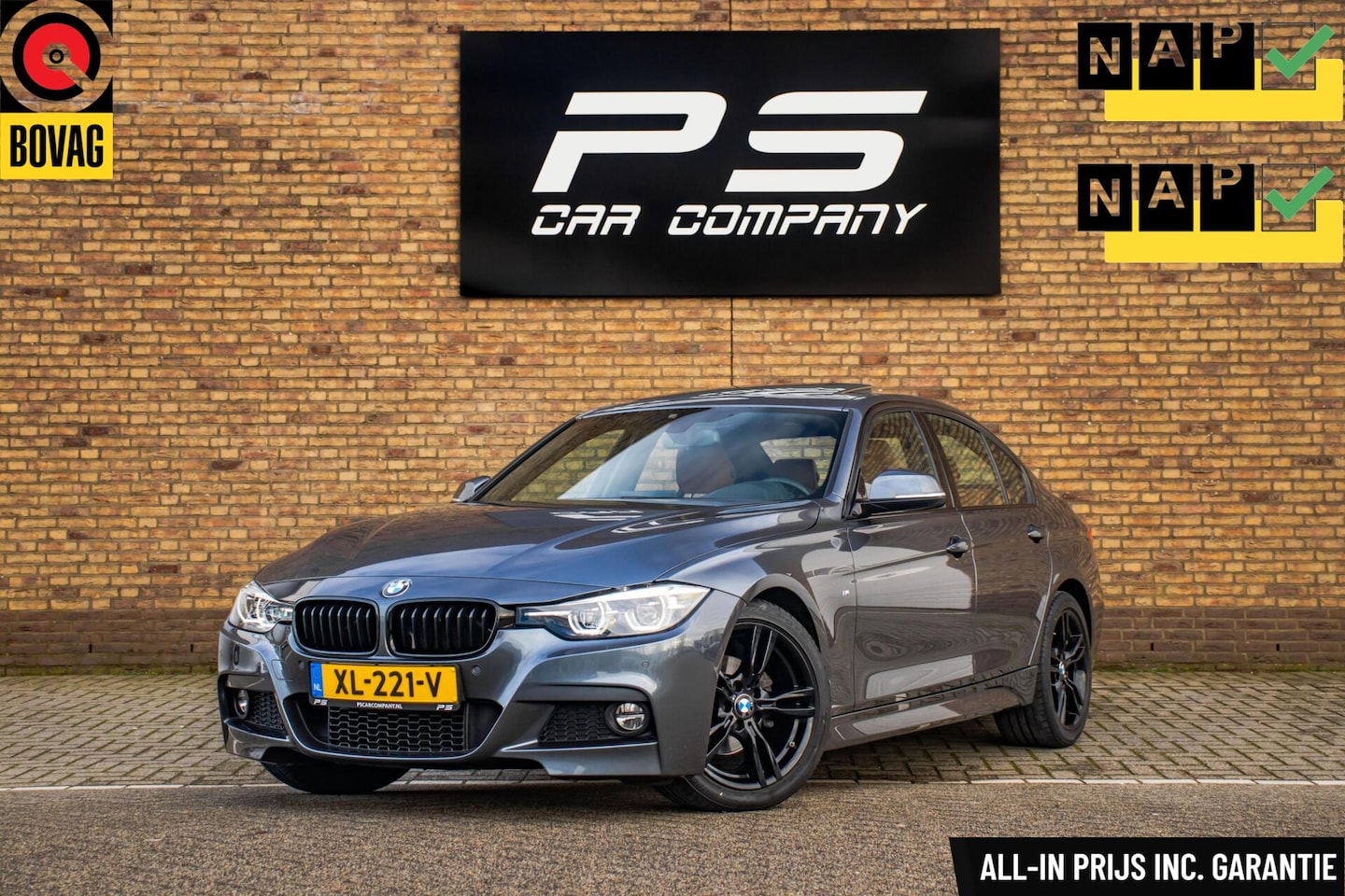 BMW 3-serie - 320i M Sport 320i M-Sport, Origineel NL/ Dealer OH/Pano/Leder - AutoWereld.nl