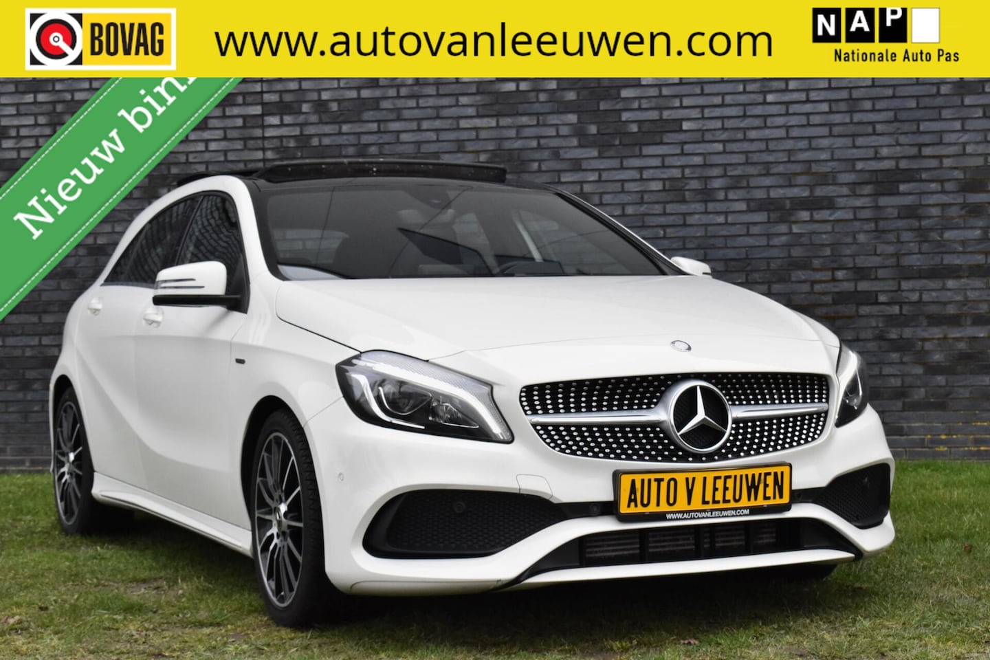 Mercedes-Benz A-klasse - 200 AMG PANODAK/AMG STUUR/AUTOMAAT/NAVI CARPLAY/ETC.! - AutoWereld.nl