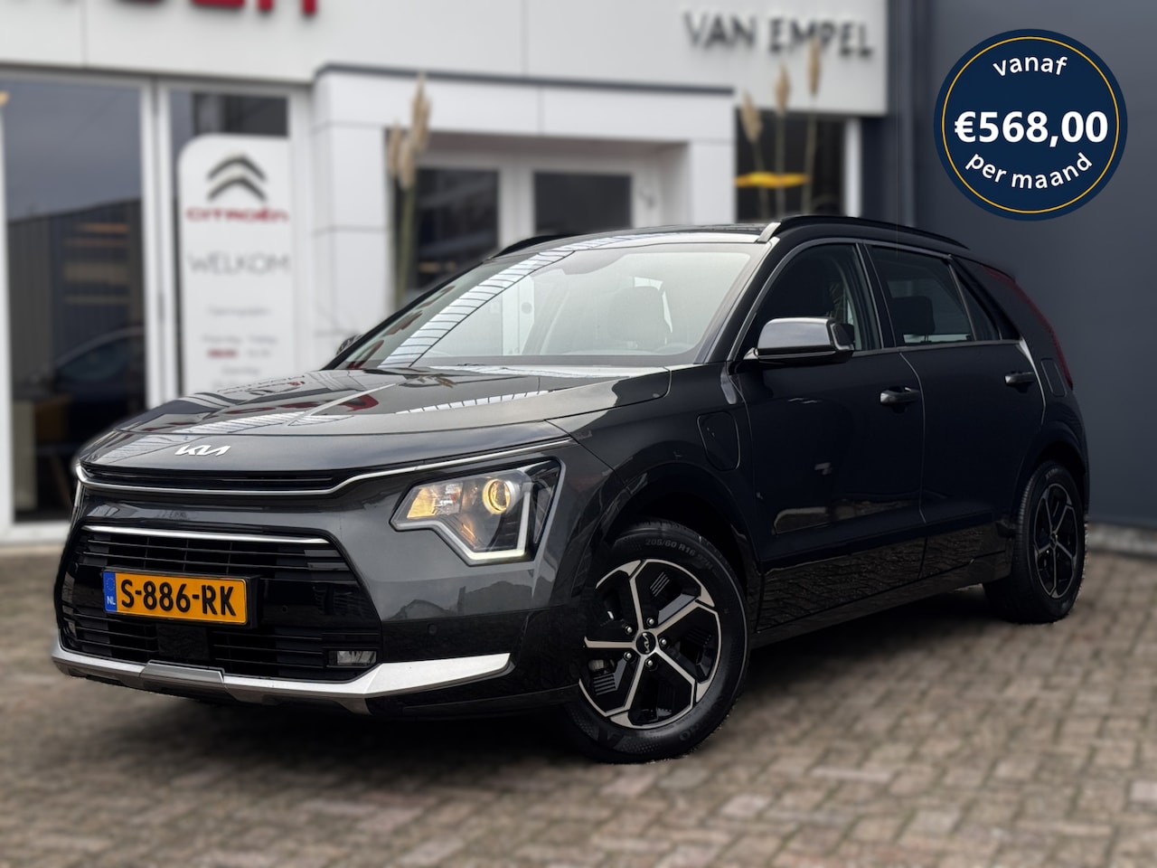 Kia Niro - 1.6 GDi PHEV DynamicLine | Adaptive Cruise | Camera | Navigatie | NL-Auto | PDC voor + Ach - AutoWereld.nl