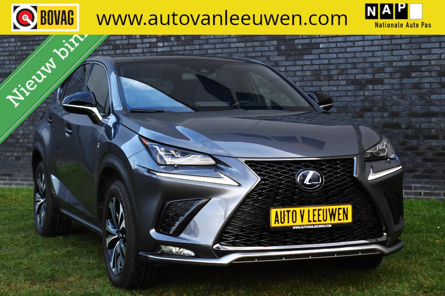 Lexus NX - 300h AWD F F SPORT PANORAMADAK/MATRIX/LEDER/CAMERA/ETC.! - AutoWereld.nl
