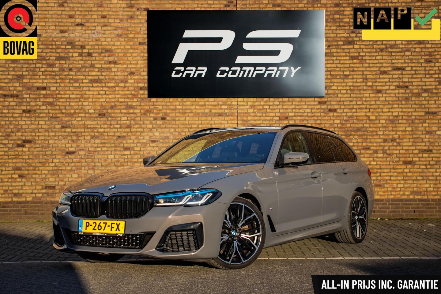 BMW 5-serie Touring - 520i M-Sport, Origineel NL, BTW, Laser - AutoWereld.nl