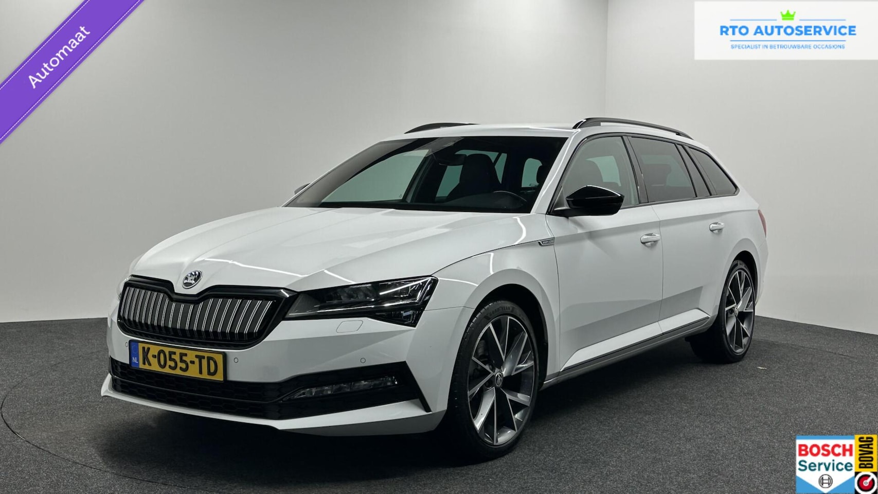 Skoda Superb Combi - 1.4 TSI iV Sportline Business CAMERA ALCANTARA STOELVERWARMING. - AutoWereld.nl