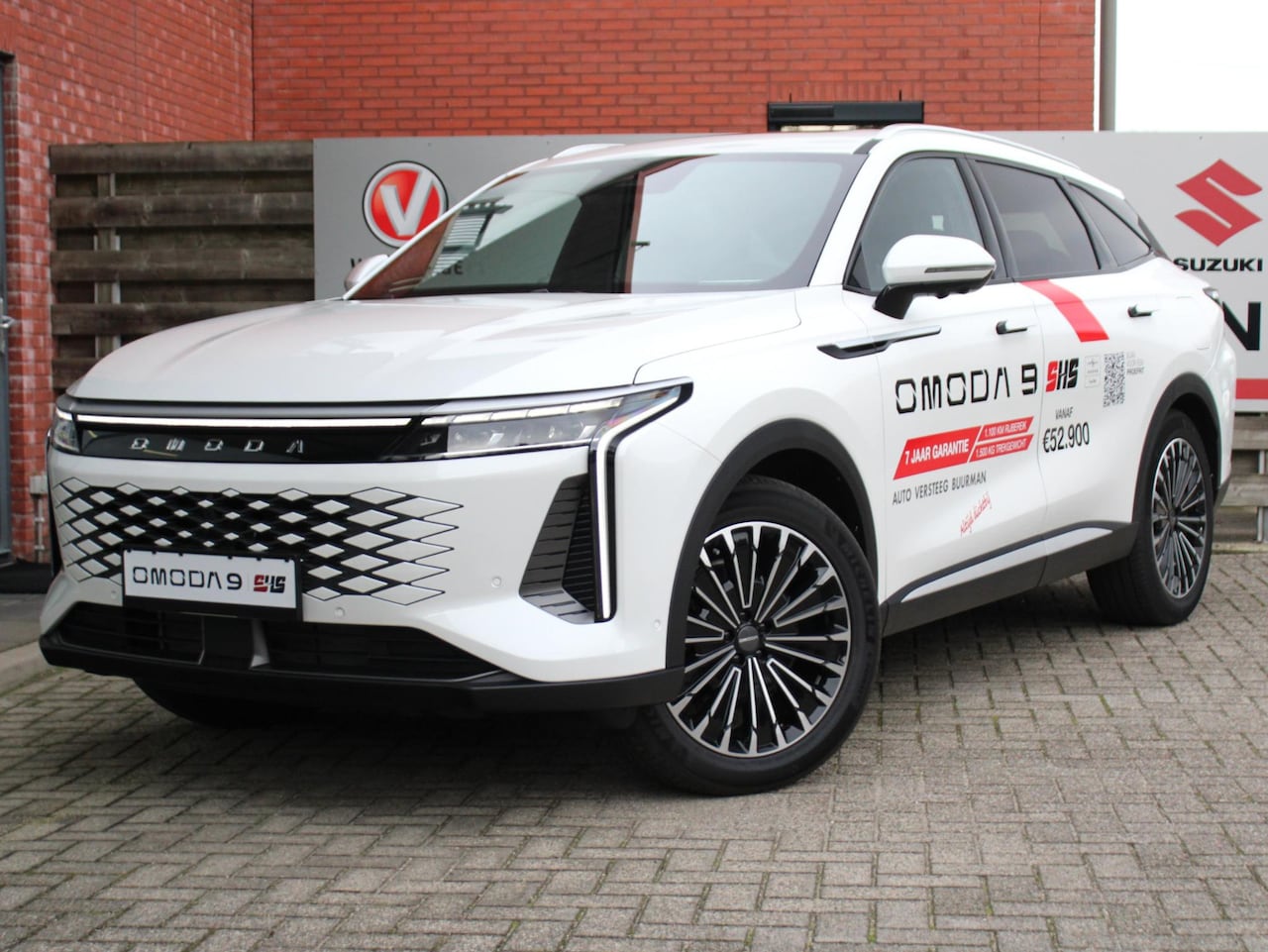 Omoda 9 - SHS 1.5T-GDi SHS-P Premium 20"LM velgen, Elek.schuif/kanteldak, Camera voor/achter, 1.500 - AutoWereld.nl