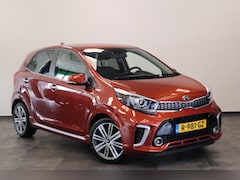 Kia Picanto - 1.2 CVVT GT-line 5-Drs. Automaat Navigatie Leder 16'lmv 24 maanden garantie mogelijk (*vra