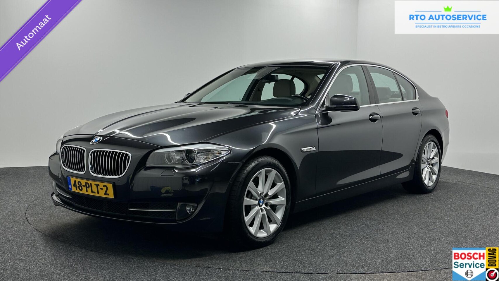 BMW 5-serie - 523i High Executive TREKHAAK CAMERA LEER NAVI. - AutoWereld.nl