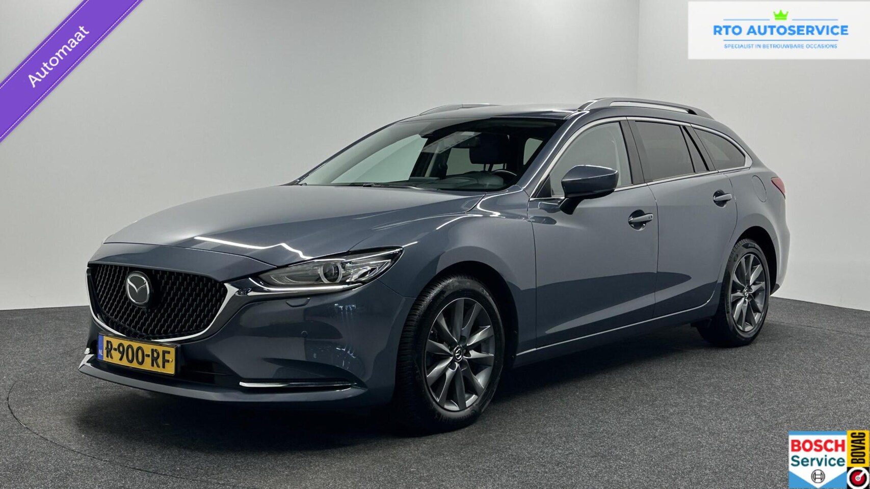 Mazda 6 Sportbreak - 2.0 SkyActiv-G 165 Business LEER CAMERA ECC ADAP CRUISE LM. - AutoWereld.nl
