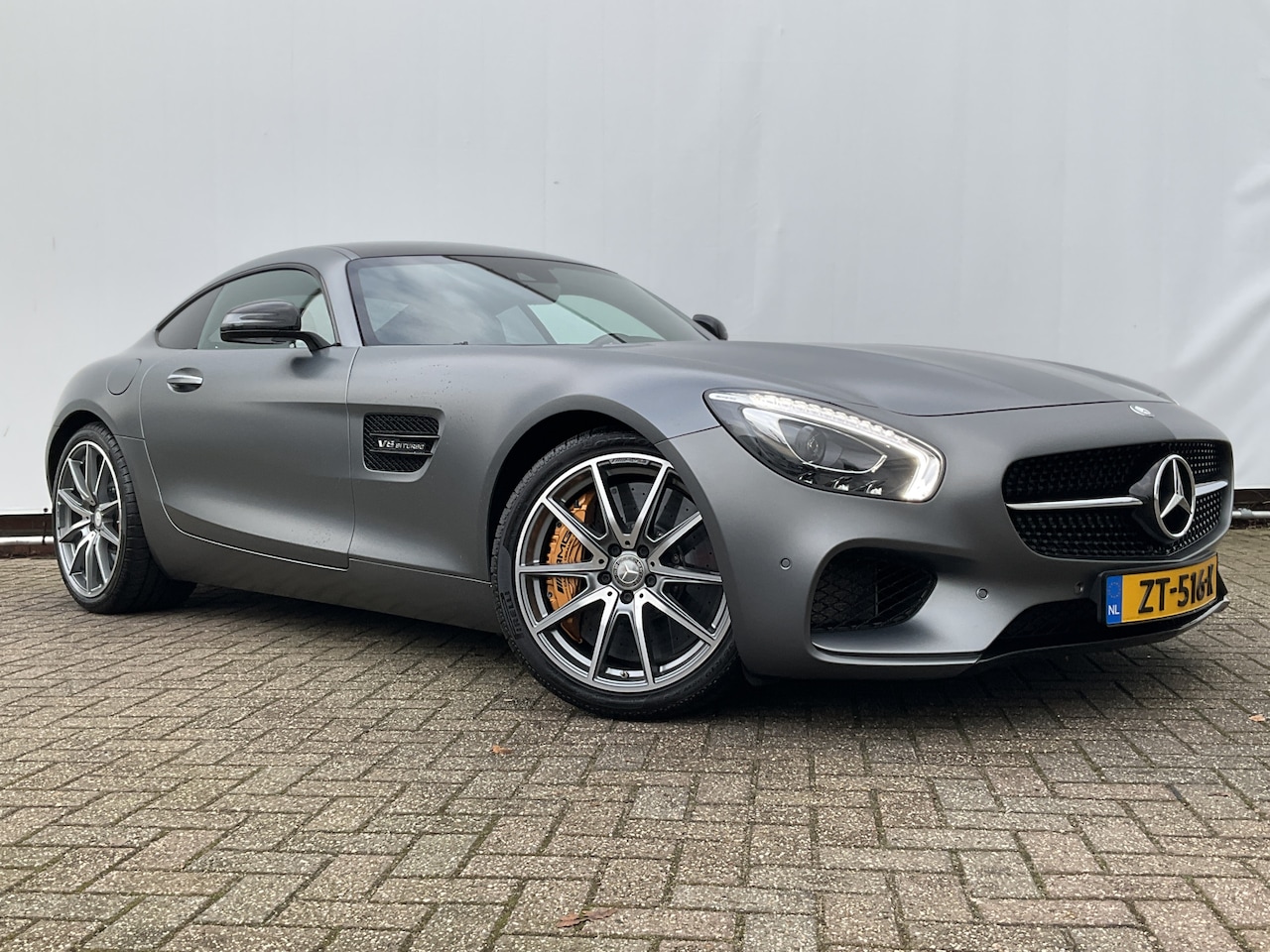 Mercedes-Benz AMG GT - 4.0 S Frozen-Grey Pano. Keramisch Nav/Cam Burmester Dealer-OH! - AutoWereld.nl