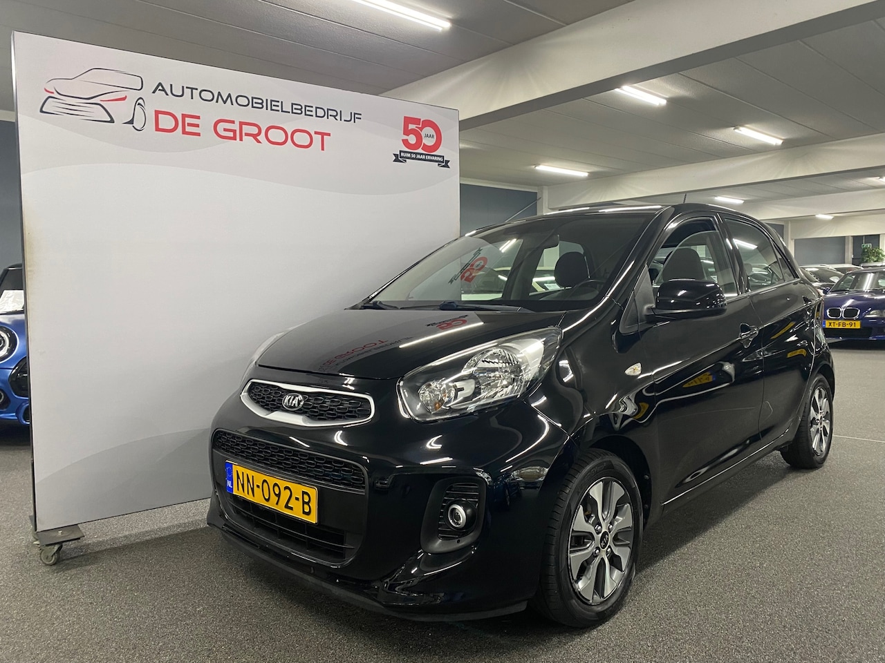 Kia Picanto - 1.0 CVVT EconomyPlusLine NL-auto, Airco, Achteruitrijcamera - AutoWereld.nl