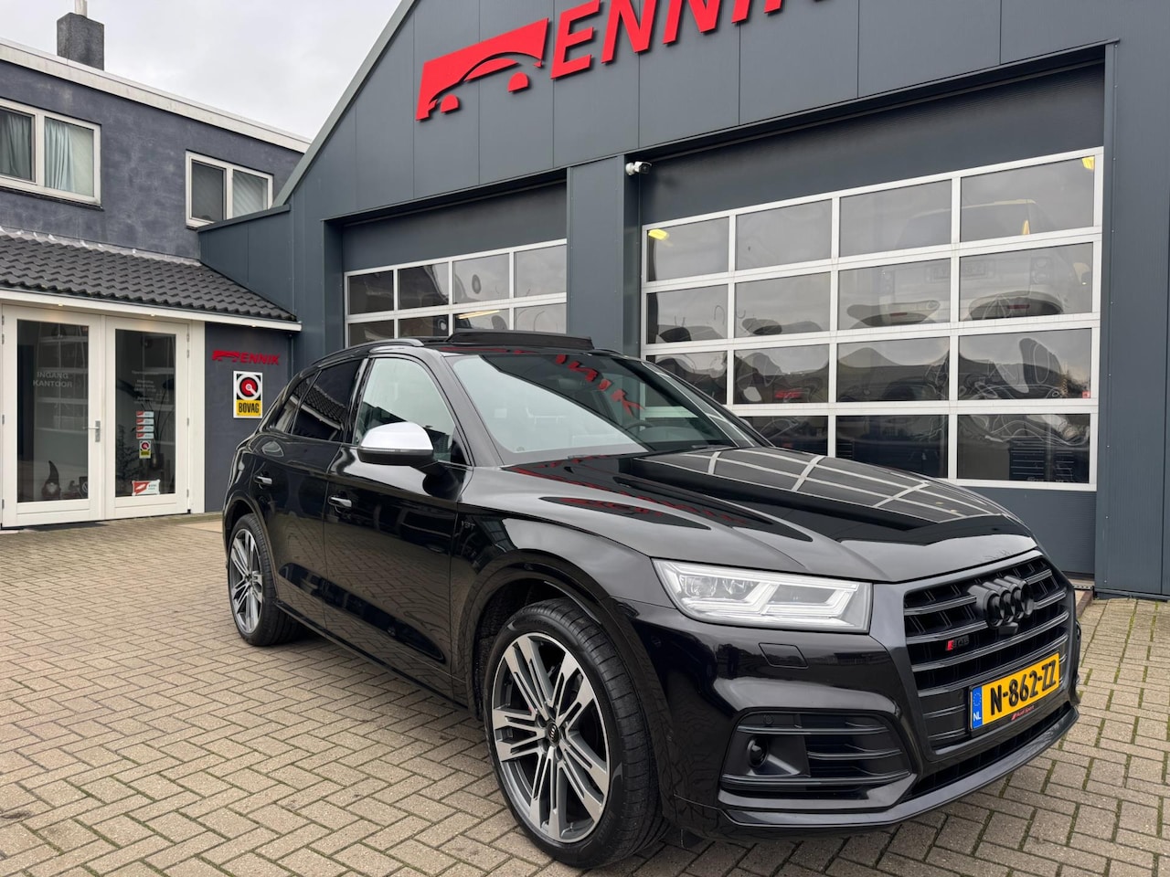 Audi Q5 SQ5 - 3.0 TFSI quattro Pro Line Plus / Pano / Top View / Airsusp. / Standverw. / Panther black P - AutoWereld.nl