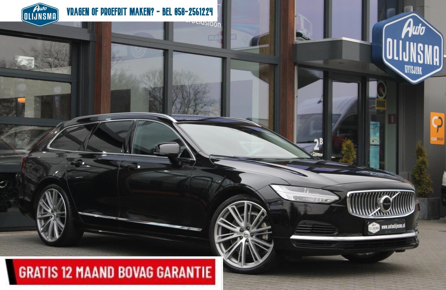 Volvo V90 - 2.0 T6 AWD Inscription|Leder|Camera|Stoelverwarming| - AutoWereld.nl