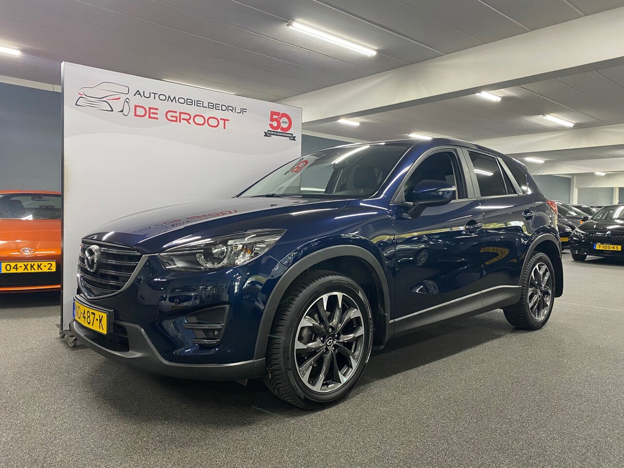 Mazda CX-5 - 2.0 SkyActiv-G 165 GT-M Line 2WD/ Automaat/ Nederlandse auto/ Lederen bekleding/ Navi - AutoWereld.nl