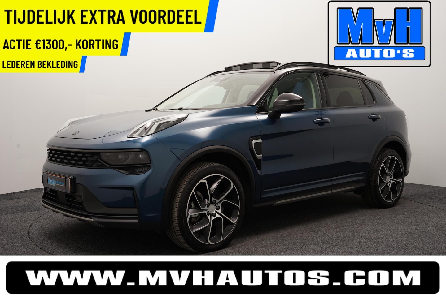 Lynk & Co 01 - 1.5 Hybride|FULL BLACK|LEER|PANO|360°CAM|NAP - AutoWereld.nl