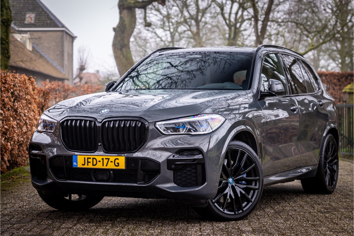 BMW X5 - xDrive45e M Sport Dravitgrau Sky Lounge Entertainment Laser Carbon - AutoWereld.nl
