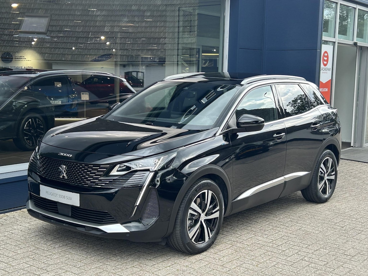 Peugeot 3008 - 1.6 HYbrid 225 GT |Trekhaak afn kogel| Automaat | Panorama Schuif-/Kanteldak | Navigatie | - AutoWereld.nl