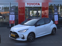 Toyota Yaris - 1.5 HYBRID EXECUTIVE 17"LMV DODEHOEK HALF-LEDER/STOELVERWARMING P-SENSOREN NAVI LED-PAKKET