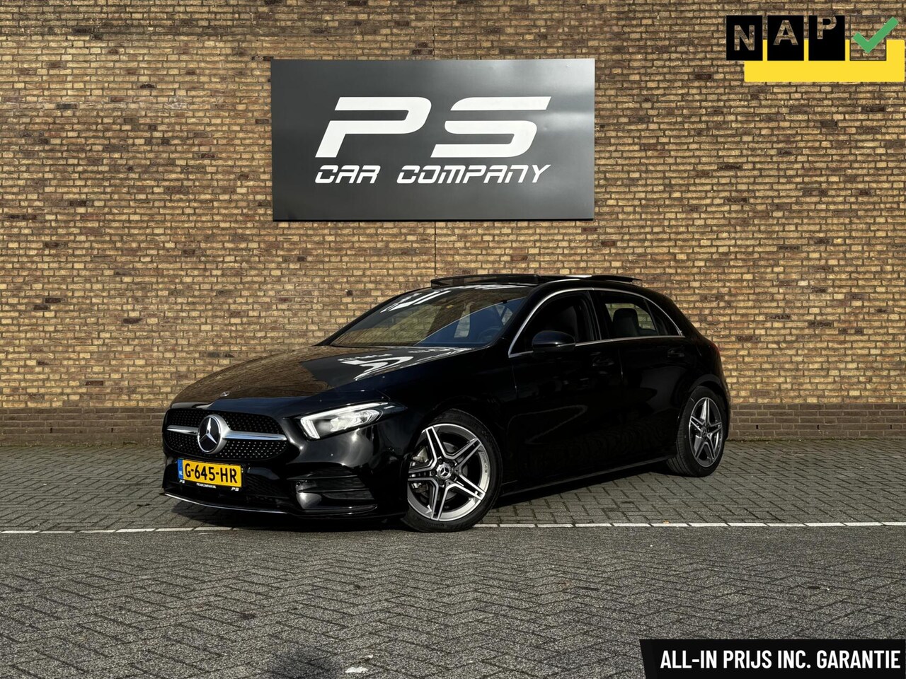 Mercedes-Benz A-klasse - 180 AMG-Line/1ste eig,origineel NL, Pano - AutoWereld.nl