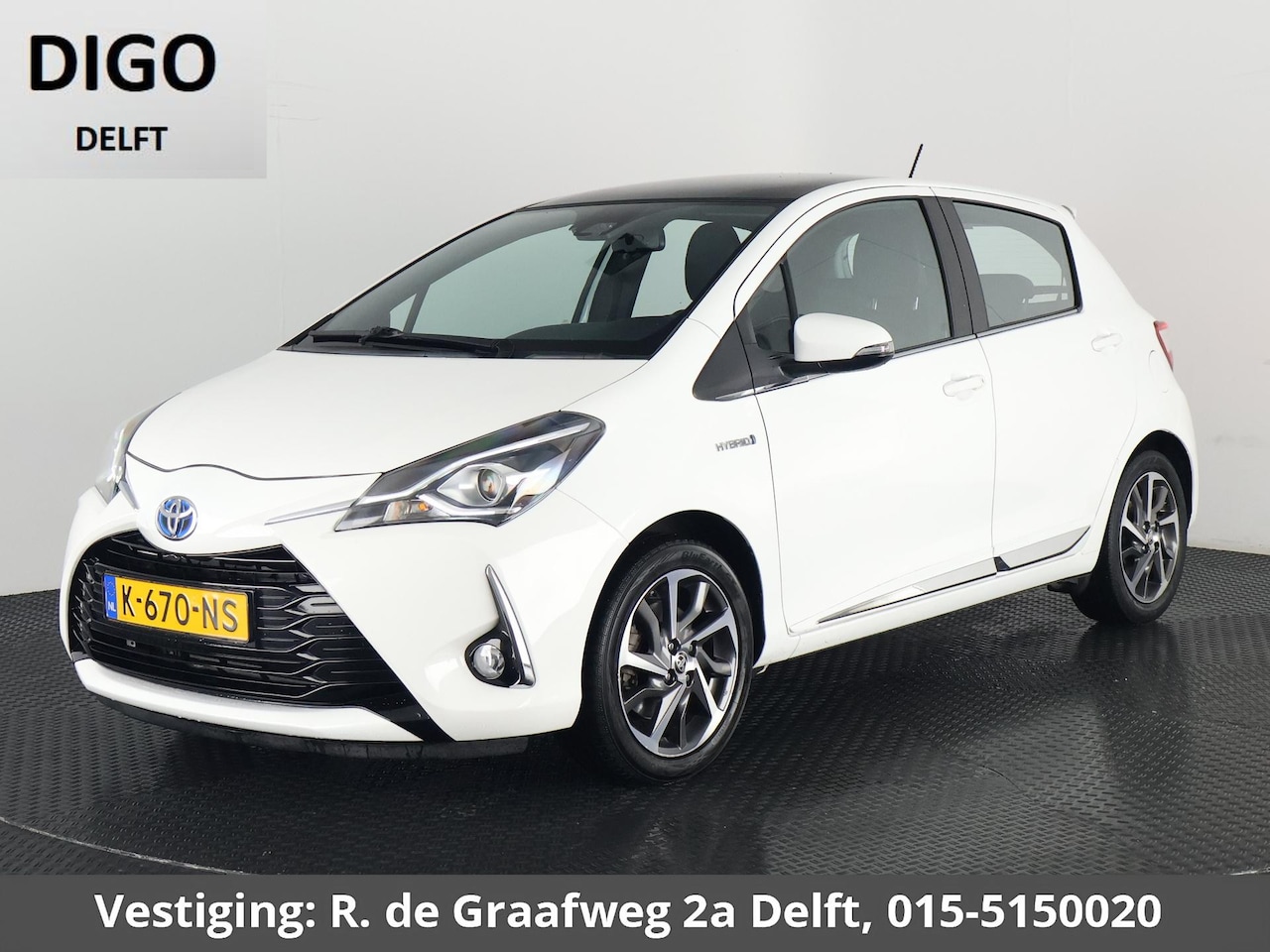 Toyota Yaris - 1.5 Hybrid Executive | Panoramadak | Leder | Lichtmetalen velgen | Navigatie - AutoWereld.nl