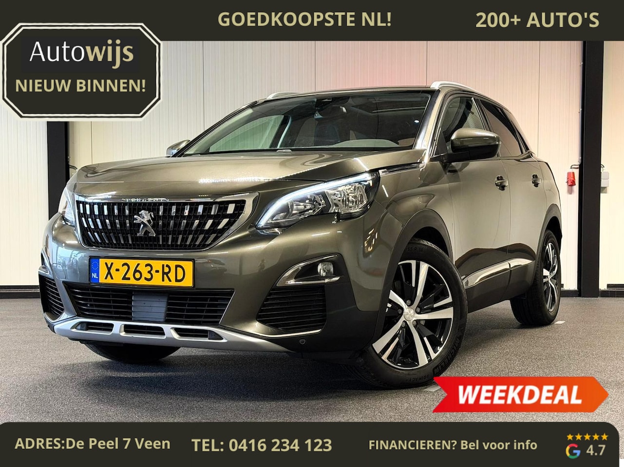 Peugeot 3008 - 1.2 PureTech Crossway|PANO|CAMERA|D-RIEM VV|AUT - AutoWereld.nl